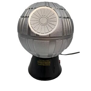 Star Wars Death Star Hot Air Popcorn Maker Disney Kitchen Appliance Works Bowl